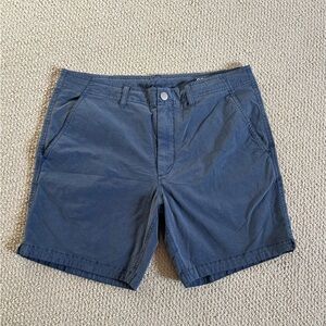Bonobos Men’s Blue Shorts, flat front, size 34, inseam 7 inch, great condition!